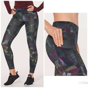 Lululemon Speed Up Tight Aura Dark Chrome Multi 28” Full On Luxtreme Sz 4 W5AUYS